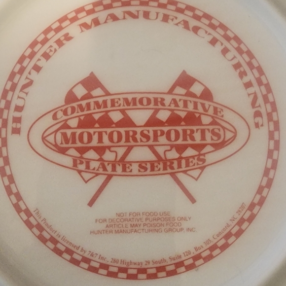 Dale Earnhardt | Richard Petty. 7 time champions commemorative plate MR - Picture 2 of 3